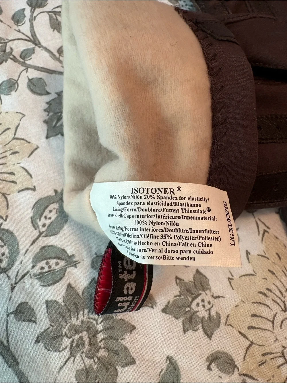 Isotoner Brown Glove